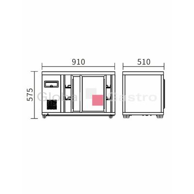 Vitrína chladící RT 128L | SAVE 116174005